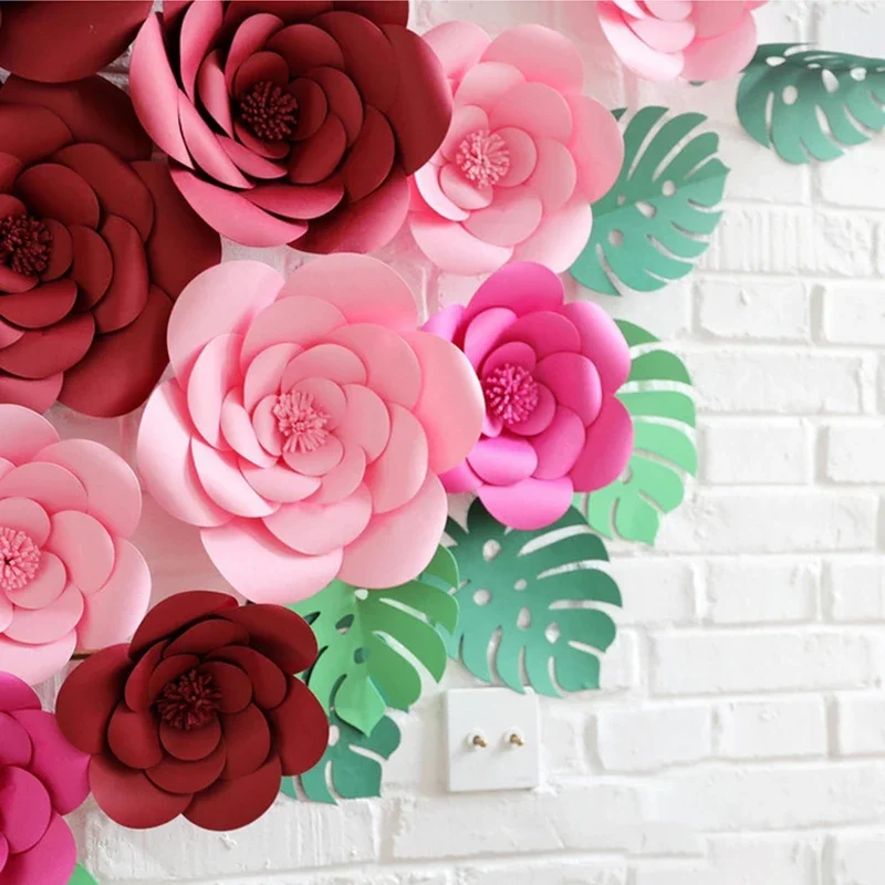 Art And Craft For Nursery - DIY künstliche große Papier Rose Blumen