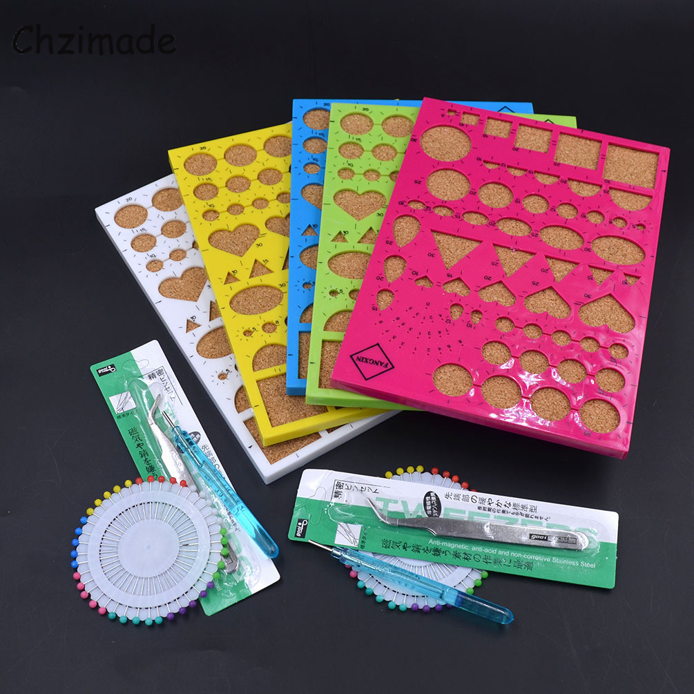 Art Quilling Craft - Chzimade Zufällige Farbe Quilling Papier Werkzeuge