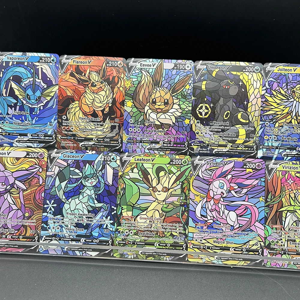 Origami Paper Set - 10 Stück/Set DIY PTCG Eevee Umbreon