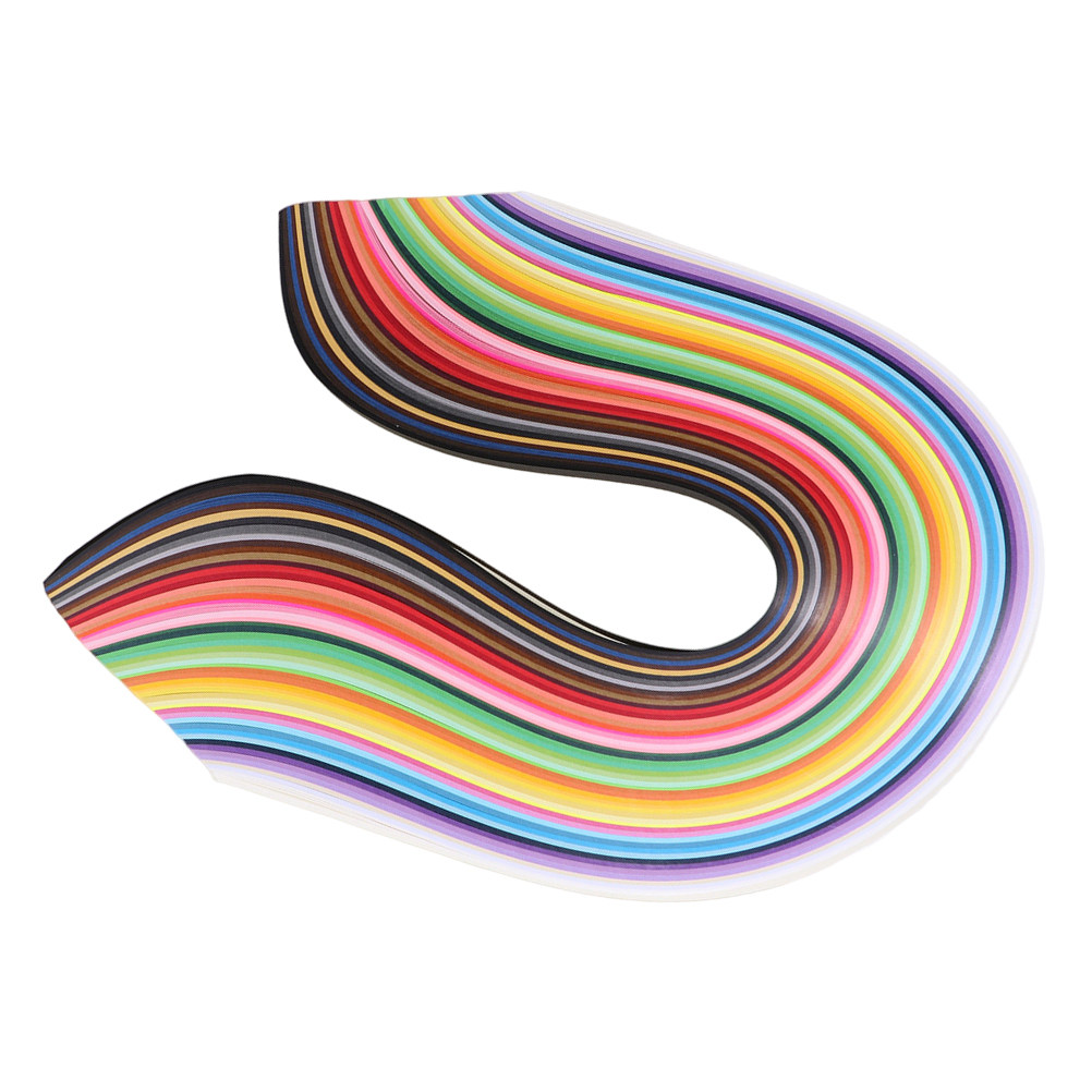 Art Quilling Craft - 1000 Stück mehrfarbige Quilling-Streifen, 5 mm