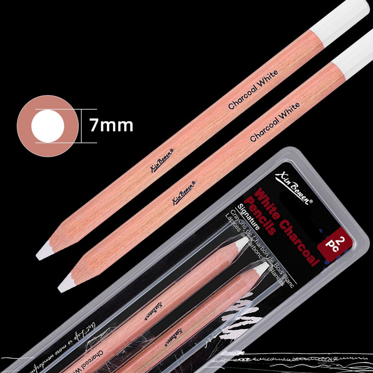 Sketching Charcoal Set - 2 Teile/satz Thicked Skizzieren Weiß Kohl
