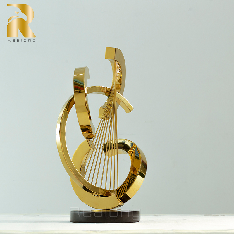 Art Craft Hotel - 47 cm abstrakte Metallskulptur, moderne Kunst,