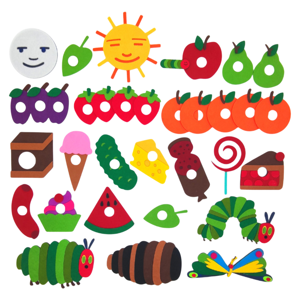 Art Craft Preschool - Die hungrige Raupe Spielzeug Englische Bilderbücher