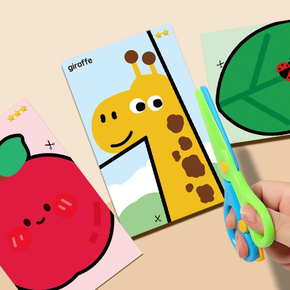 Art Craft Preschool - Sicherheit Kinder Papierstecklinge Kits mit Werkzeug