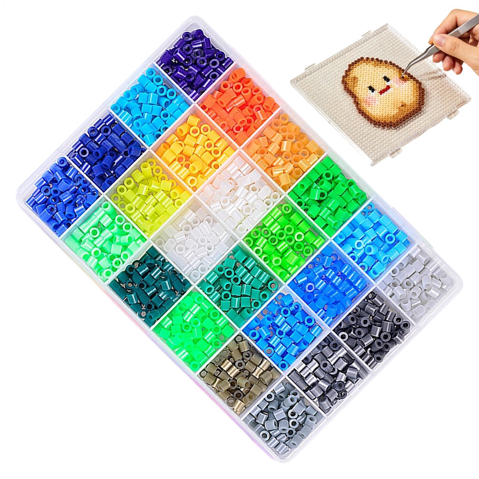 Art Craft Workshop - Melty Beads 24-Farben DIY-Bastelbedarf für Pixel-Art
