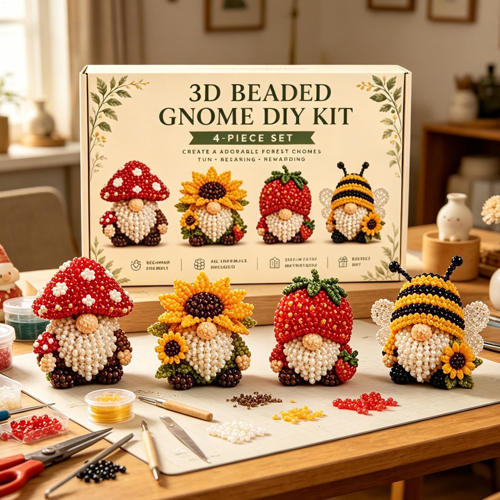 Art Craft Workshop - Perlen-Set Handgemachte Lustige DIY Schreibtisch-Deko Perlen-Bastelset