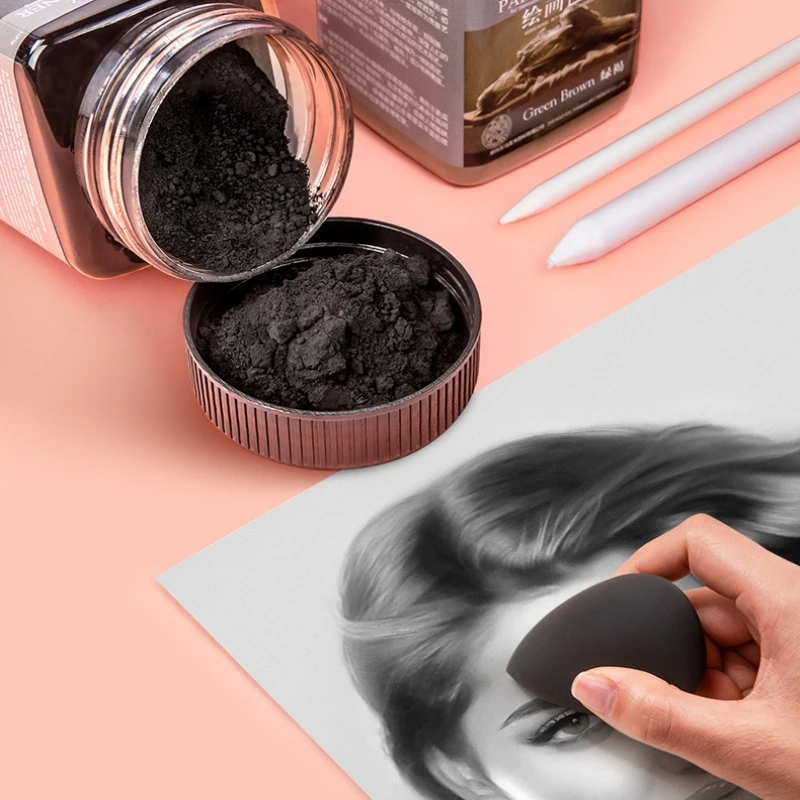 Sketching Charcoal Set - 10-Farben-Skizzen-Toner, trocken, nass, Skizzieren, Graphit, Anreißnadel,
