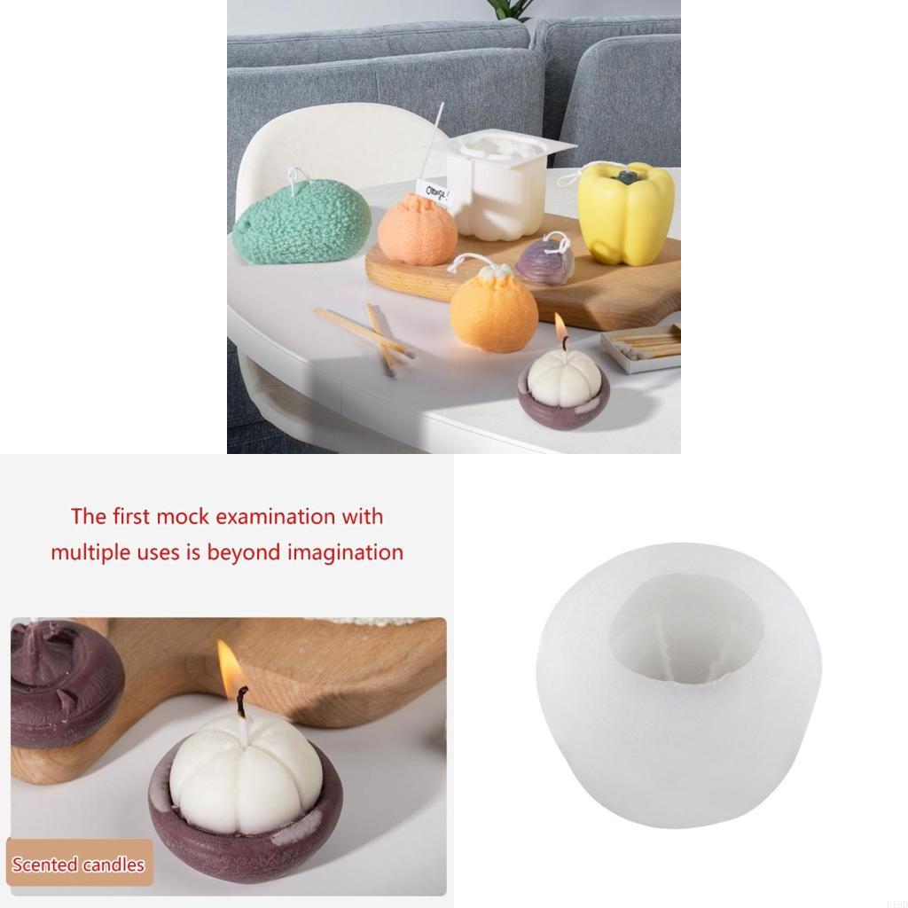 Art Craft Vegetables - F19B Silikon-Kerzenform für Heimdekorationen, simuliertes Obst