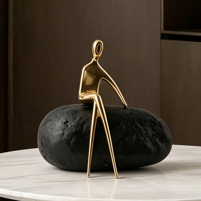 Art Craft Hotel - Nordische Harz-Figuren-Skulptur Kunstornamente Wohnzimmer Hotel Nachttisch