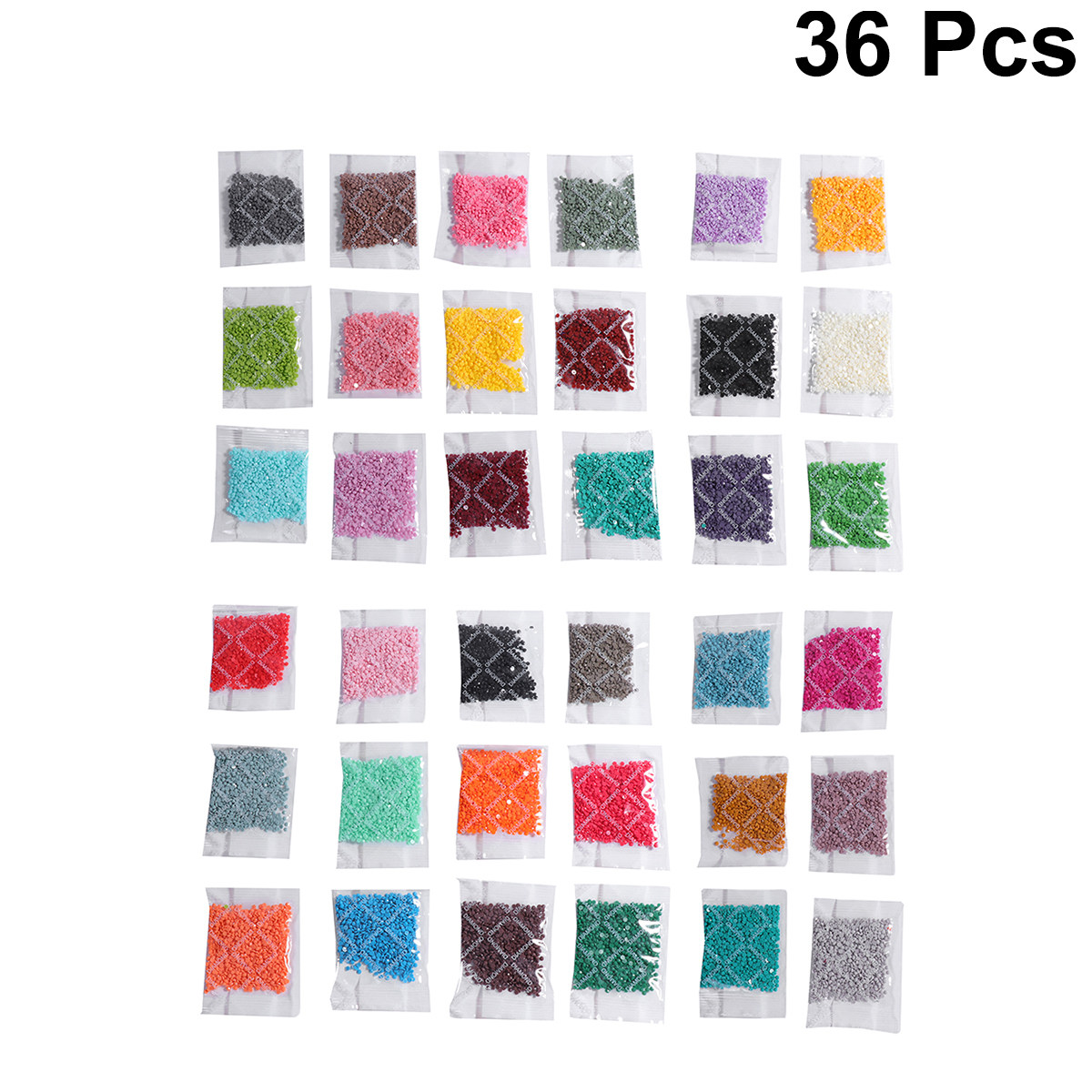 Art Craft Kit - 36 Stück runde Diamant-Strasssteine aus Kunstharz