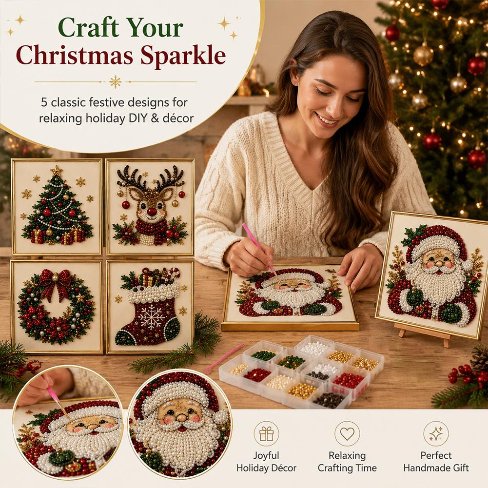 Weihnachtsmann Perlen-Kunst DI – Art Craft Kit Bewertung und Preis