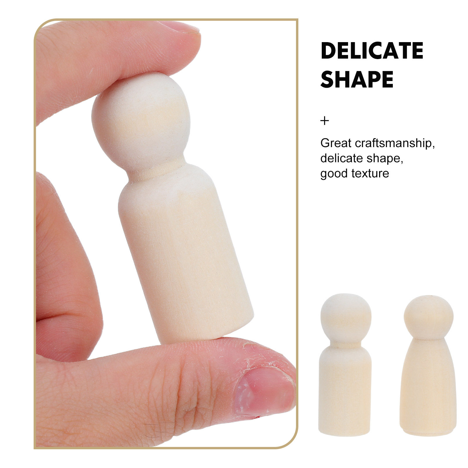 40 Stück Blanko-Holzfiguren, U – Art Craft Kit Bewertung und Preis