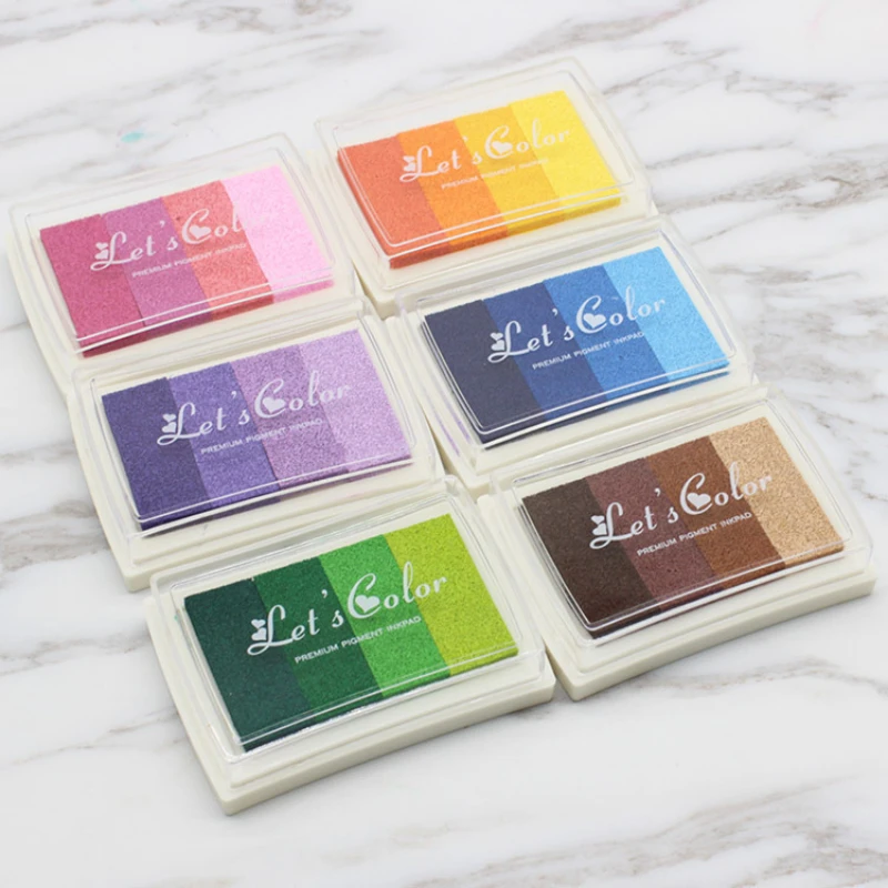 1PCS 4 farben Inkpad Tinte ste – Stamping Ink Pad Bewertung und Preis