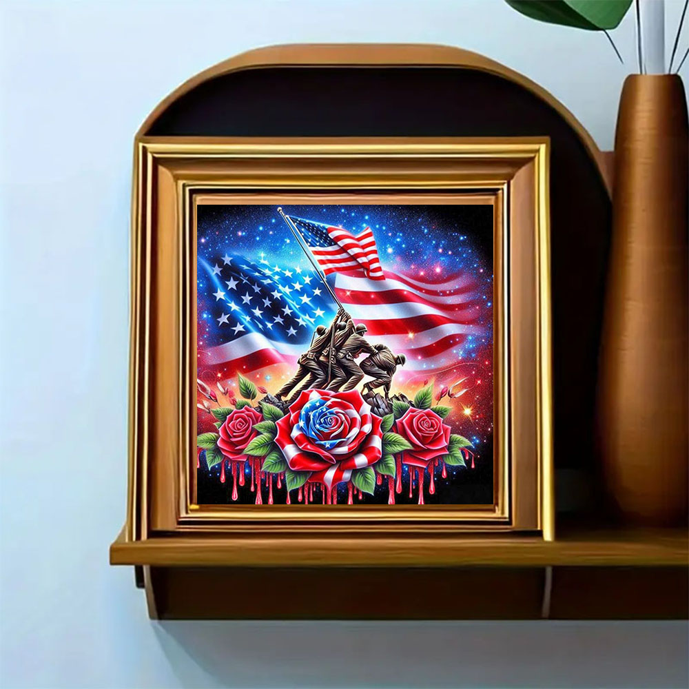 Krieger- und Blumenmuster Diam – Art Craft Flower Bewertung und Preis