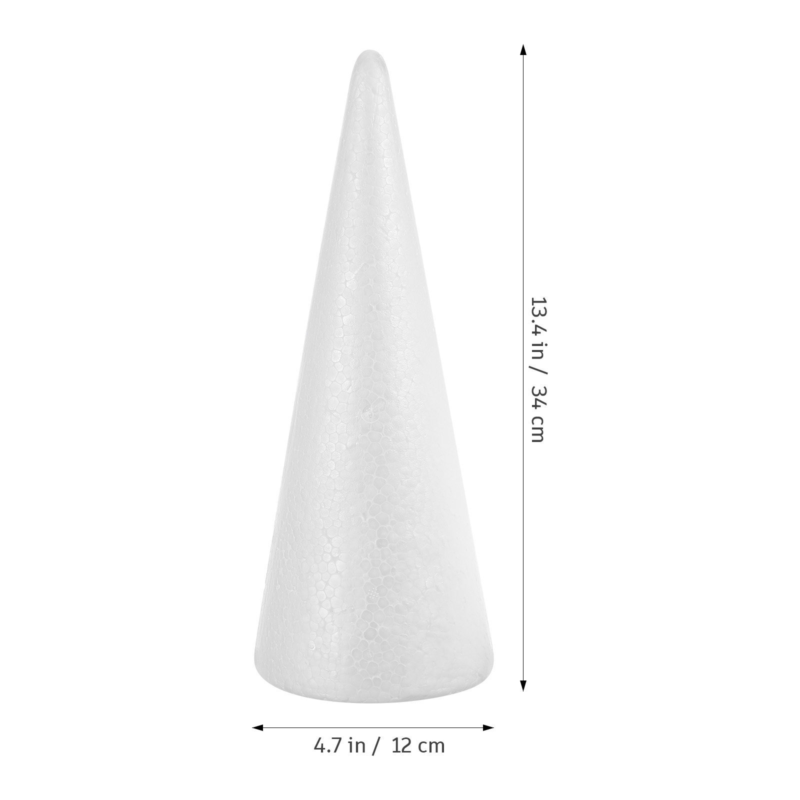 2 Stück weiße Polystyrol-Schau – Art Craft Preschool Bewertung und Preis