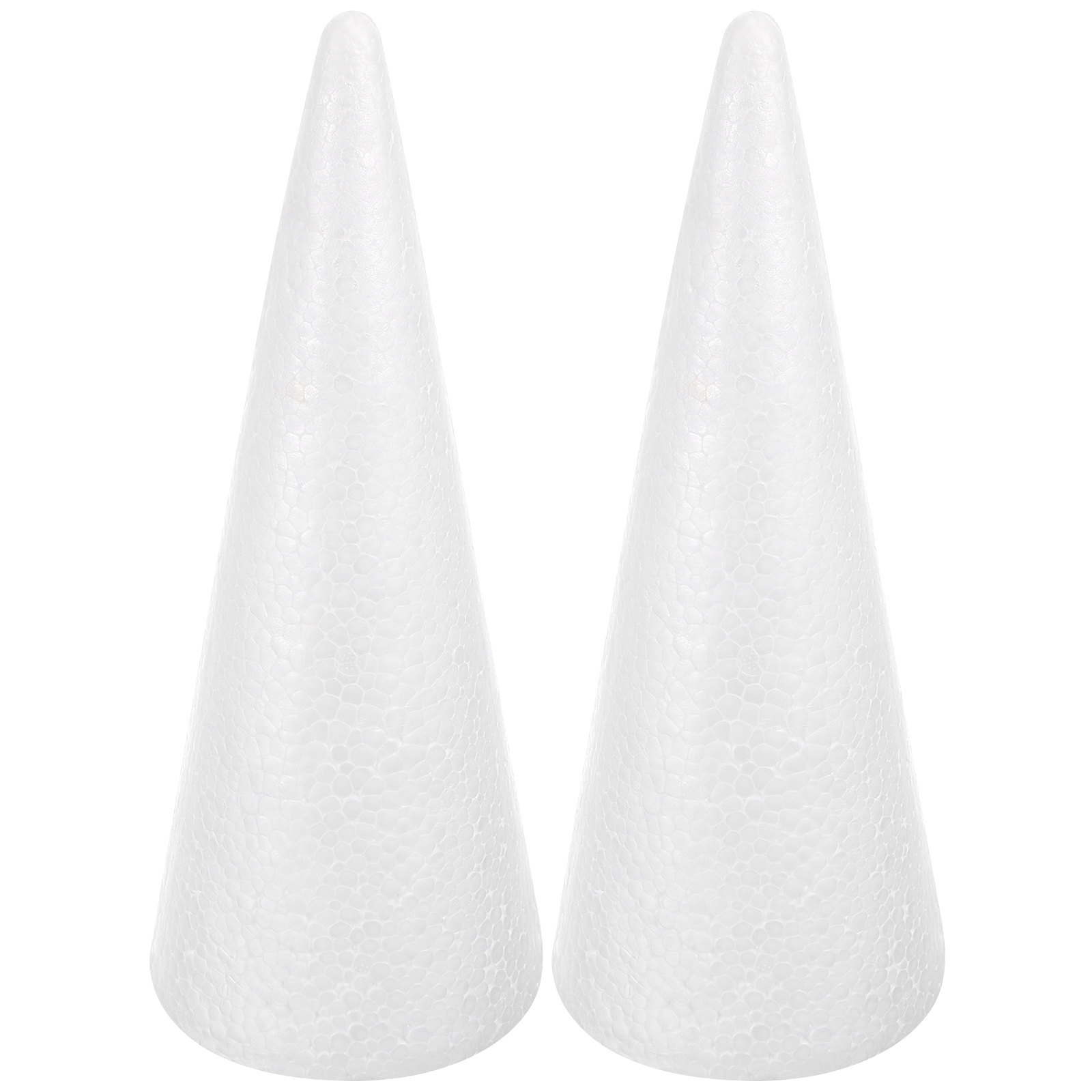 2 Stück weiße Polystyrol-Schau – Art Craft Preschool Bewertung und Preis