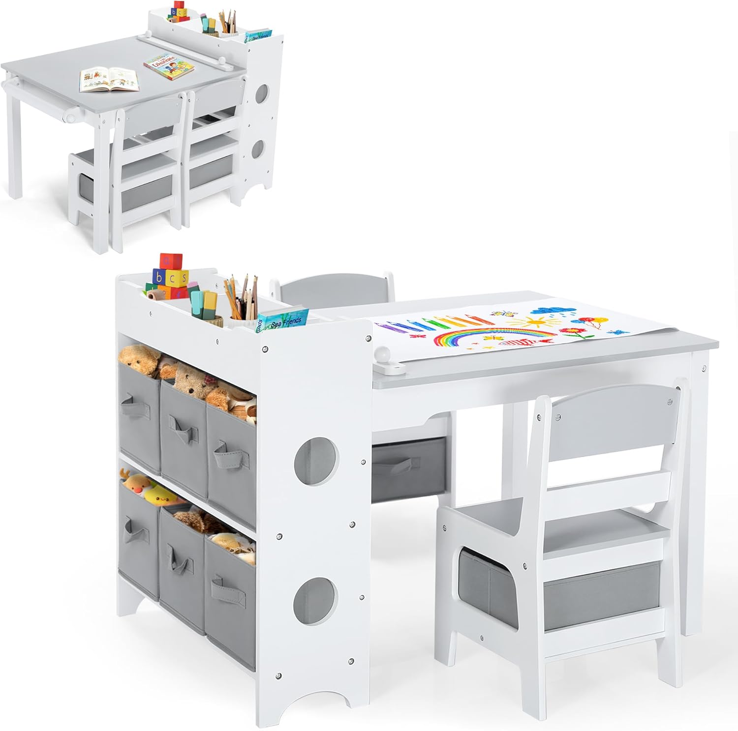 Kinder-Kunsttisch & Stuhl-Set, – Art And Craft For Nursery Bewertung und Preis