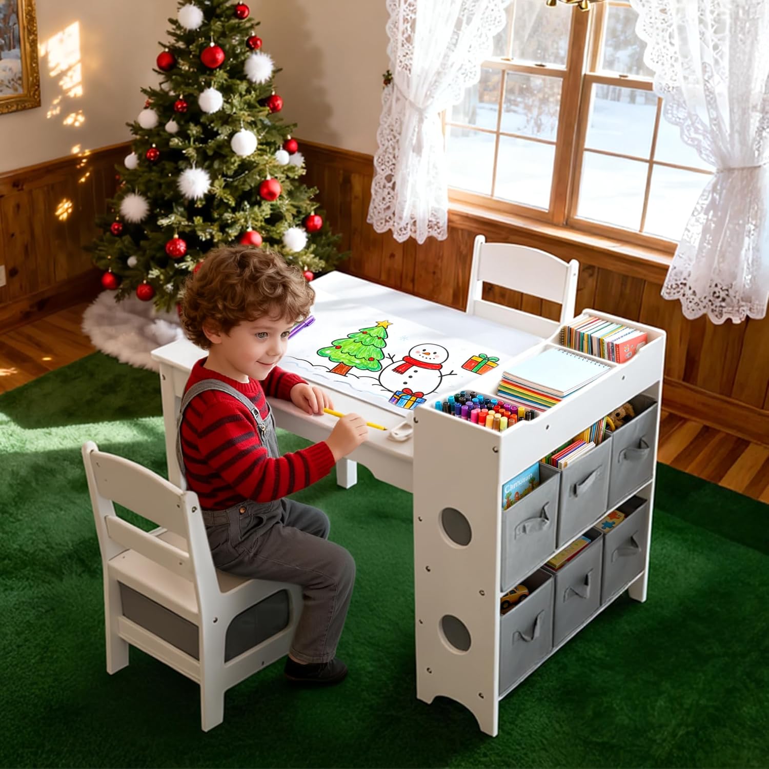 Kinder-Kunsttisch & Stuhl-Set, – Art And Craft For Nursery Bewertung und Preis