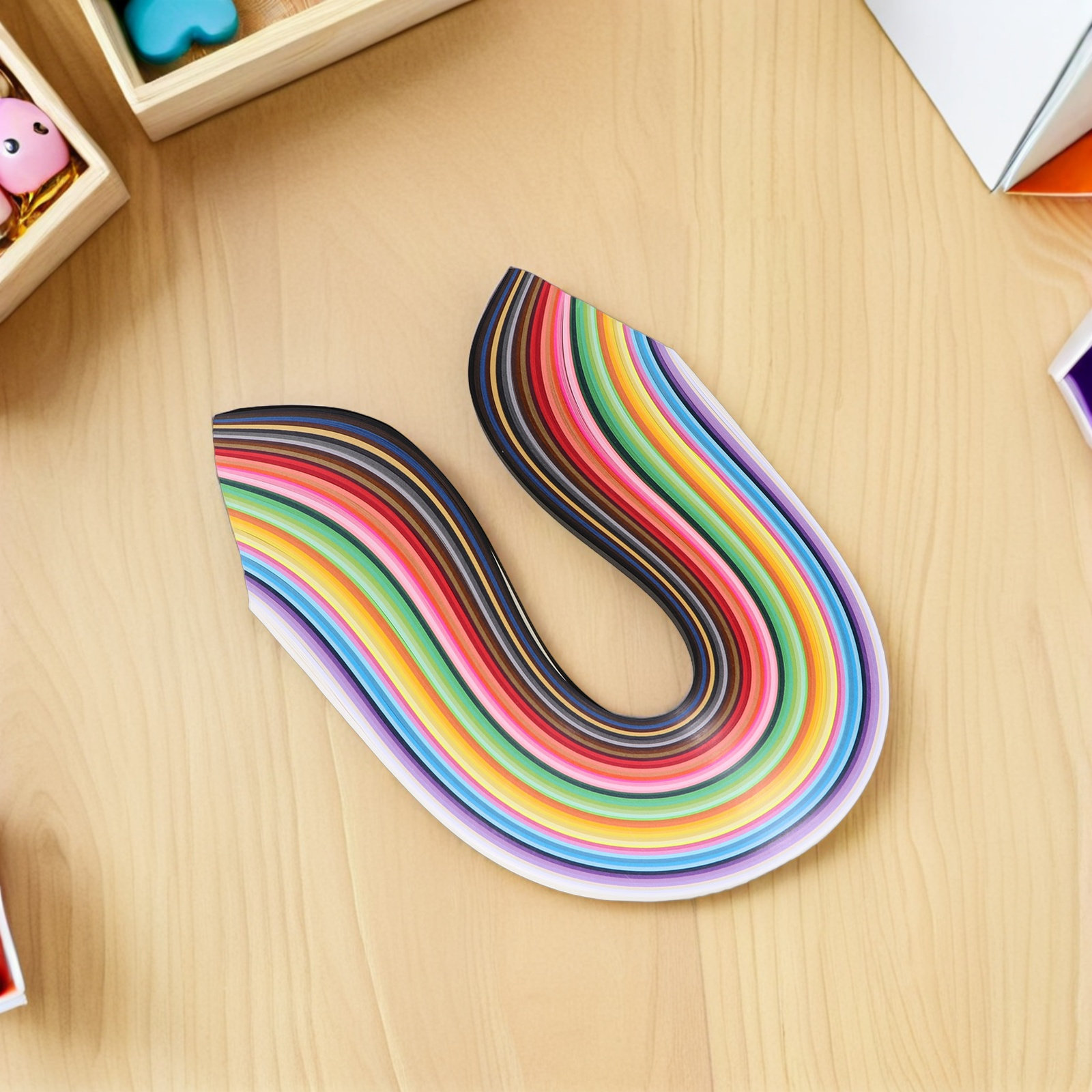 1000 Stück mehrfarbige Quillin – Art Quilling Craft Bewertung und Preis