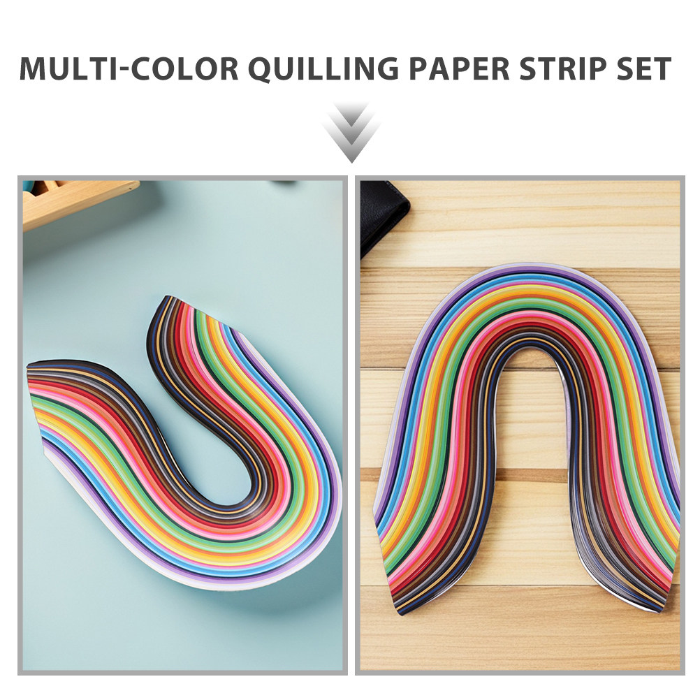1000 Stück mehrfarbige Quillin – Art Quilling Craft Bewertung und Preis