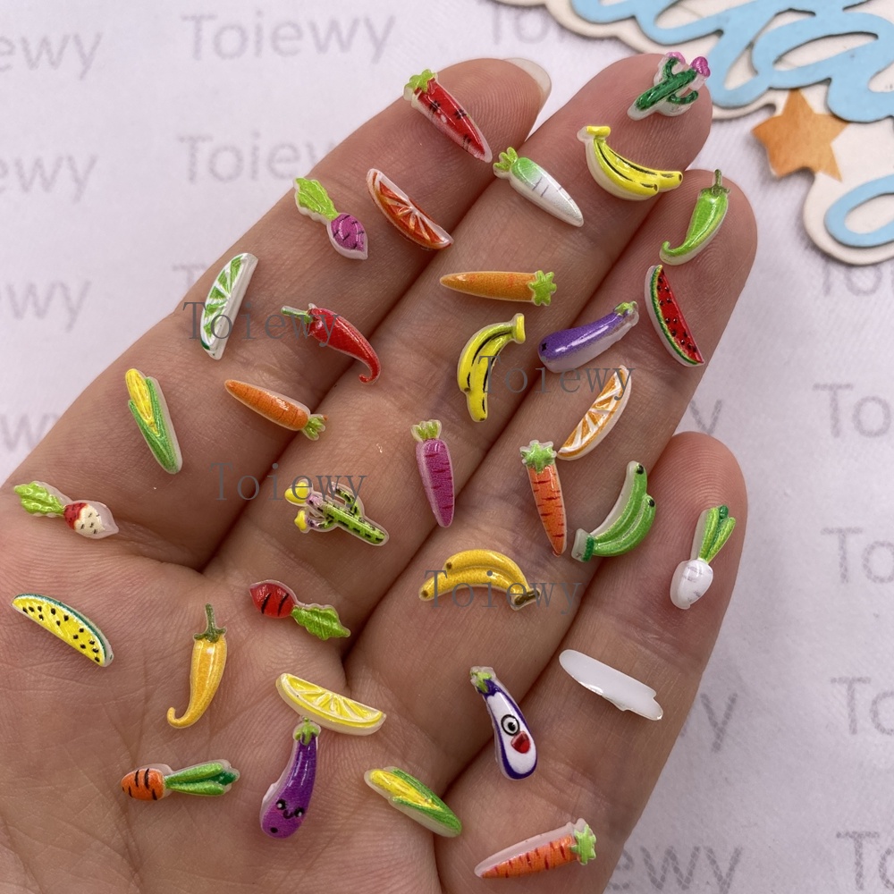 100 Stück bunte Glitzer-Gemüse – Art Craft Vegetables Bewertung und Preis