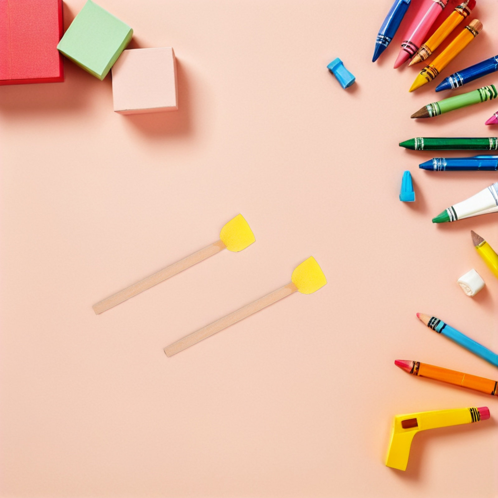 80 Stück runde Schwammpinsel m – Art Craft Preschool Bewertung und Preis