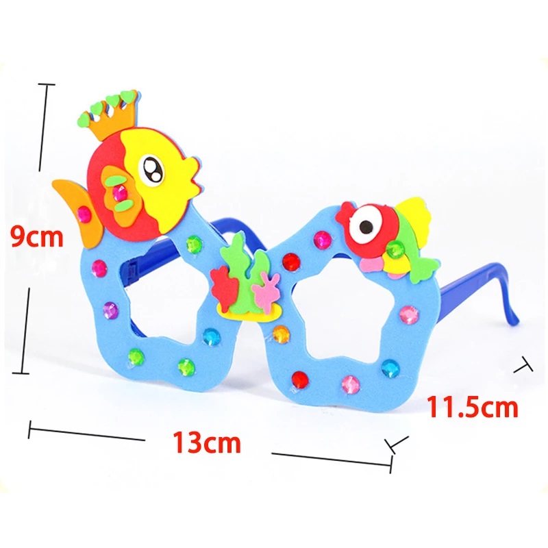 Kinder DIY Eva Diamant Brille  – Art Craft Glasses Frames Bewertung und Preis