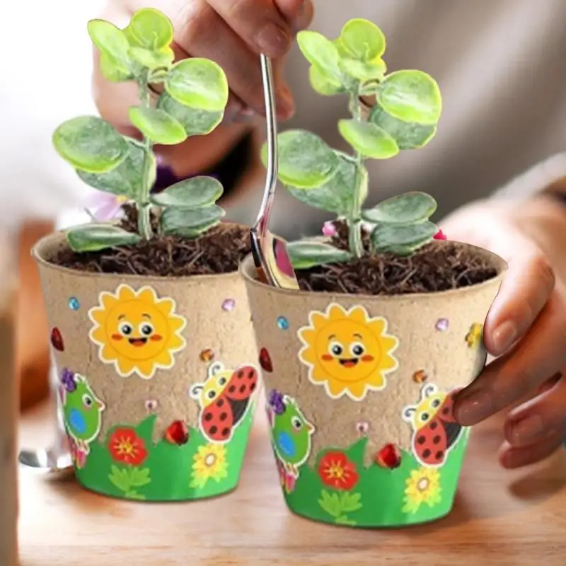 DIY Papier-Blumentopf Bastelse – Art And Craft For Nursery Bewertung und Preis