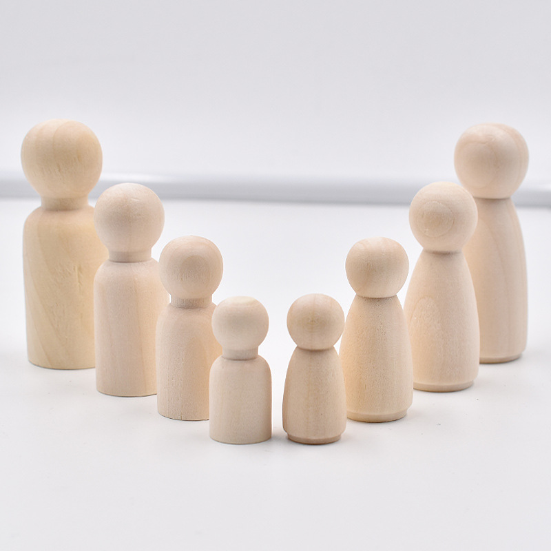 5 Stück Unfertige Holzpuppen-K – Art And Craft For Nursery Bewertung und Preis