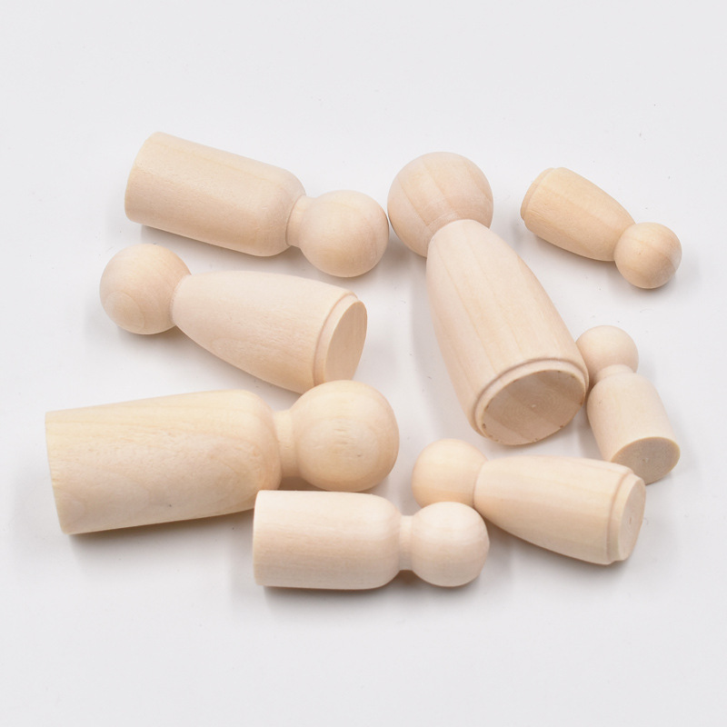 5 Stück Unfertige Holzpuppen-K – Art And Craft For Nursery Bewertung und Preis