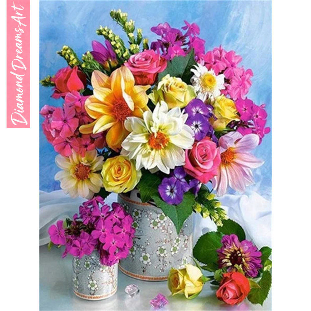 Vollständiges Diamant-Mosaik B – Art Craft Flower Bewertung und Preis
