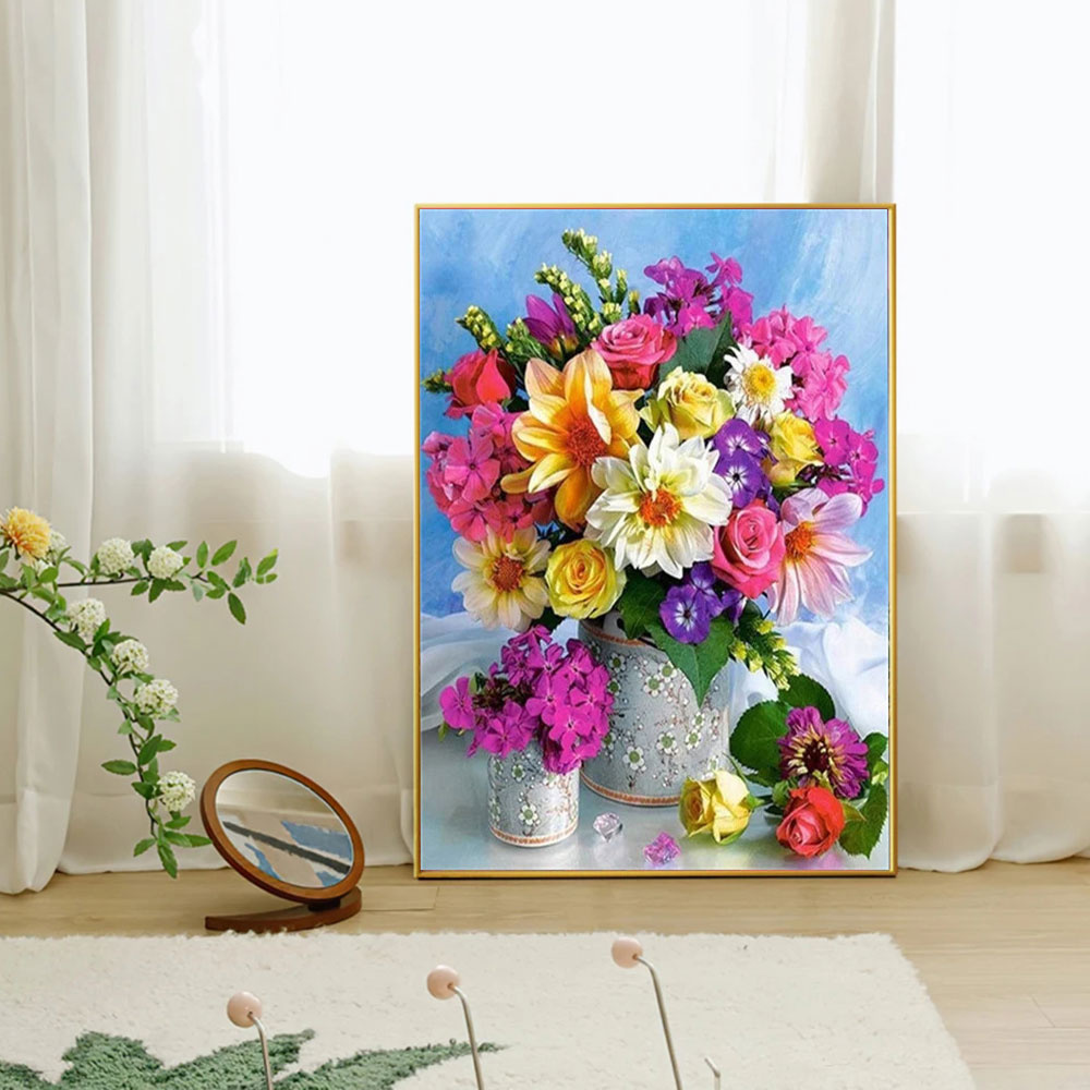 Vollständiges Diamant-Mosaik B – Art Craft Flower Bewertung und Preis