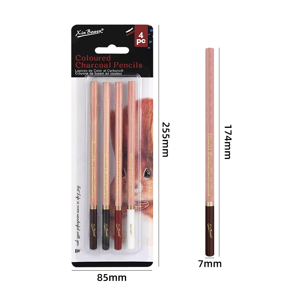 4-teiliges professionelles Ski – Sketching Charcoal Set Bewertung und Preis