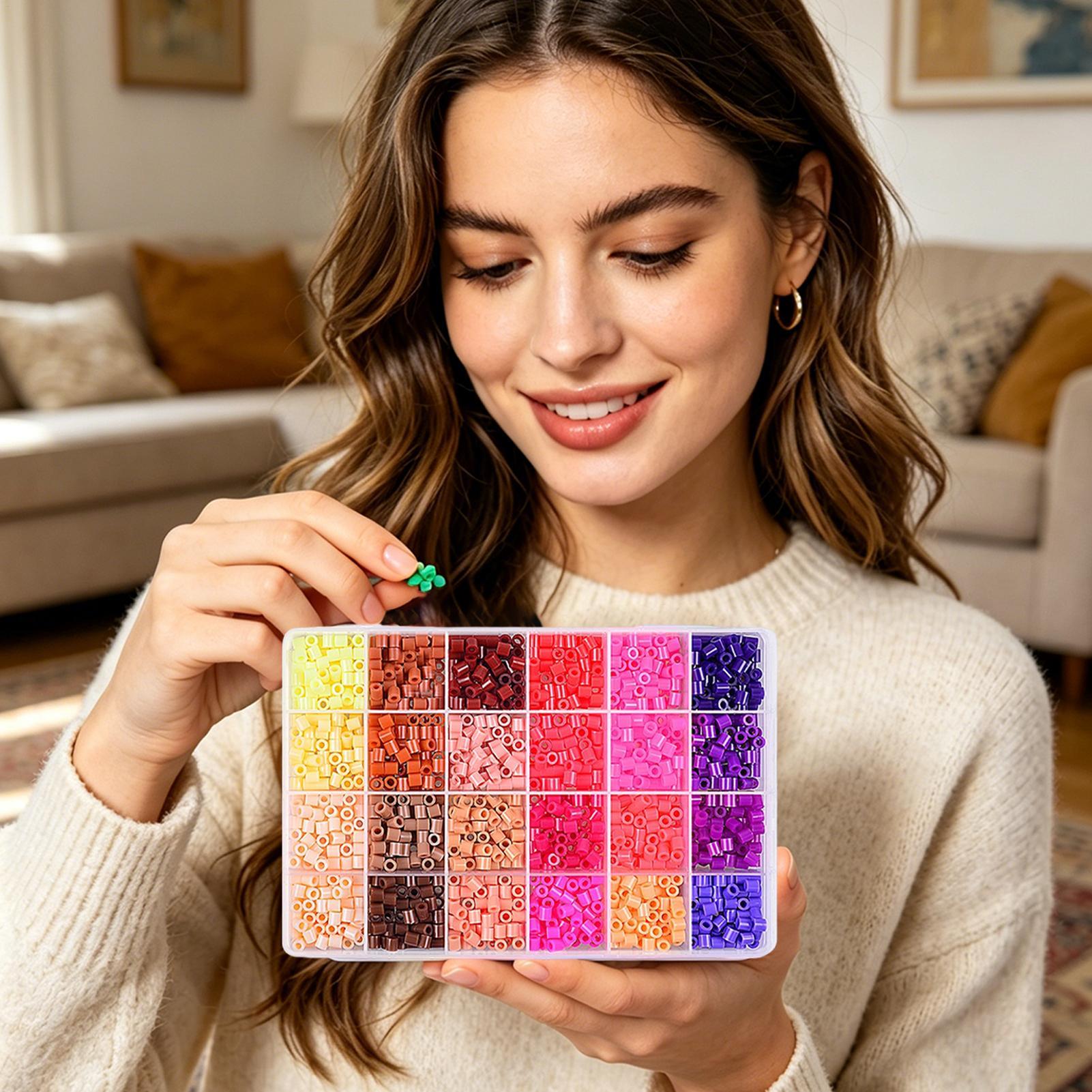 Melty Beads 24-Farben DIY-Bast – Art Craft Workshop Bewertung und Preis