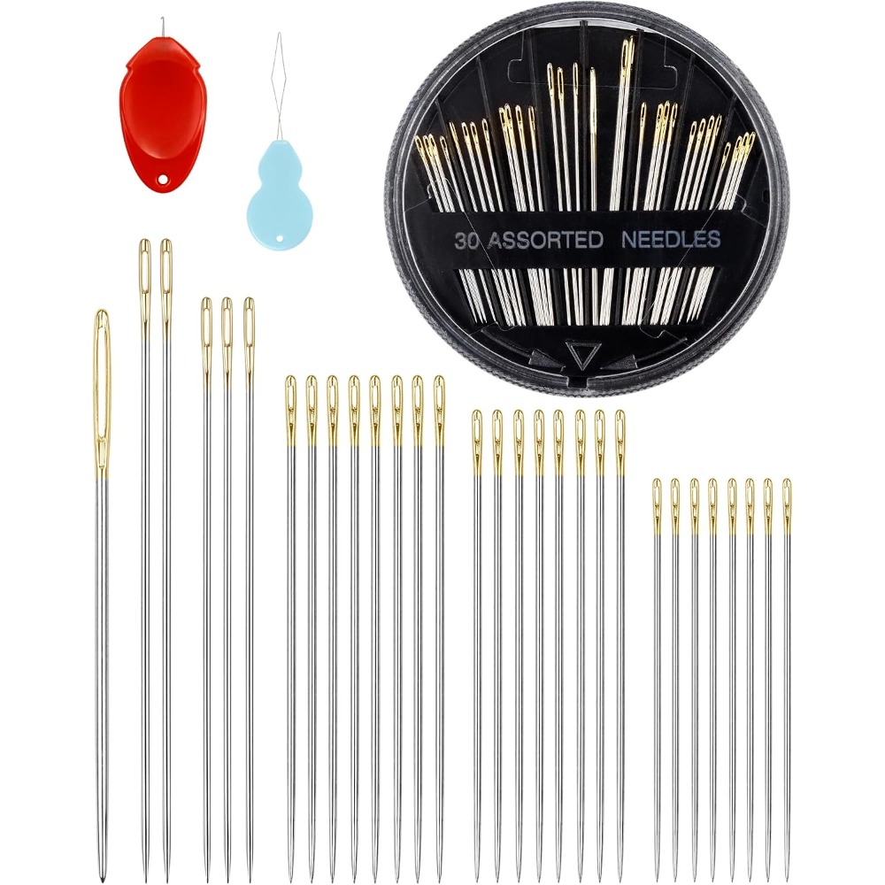 30-teiliges Stahl-Handnähnadel – Art Craft Kit Bewertung und Preis