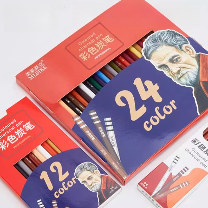 MLSIKE Farbkohlestifte, 6/12/2 – Sketching Charcoal Set Bewertung und Preis