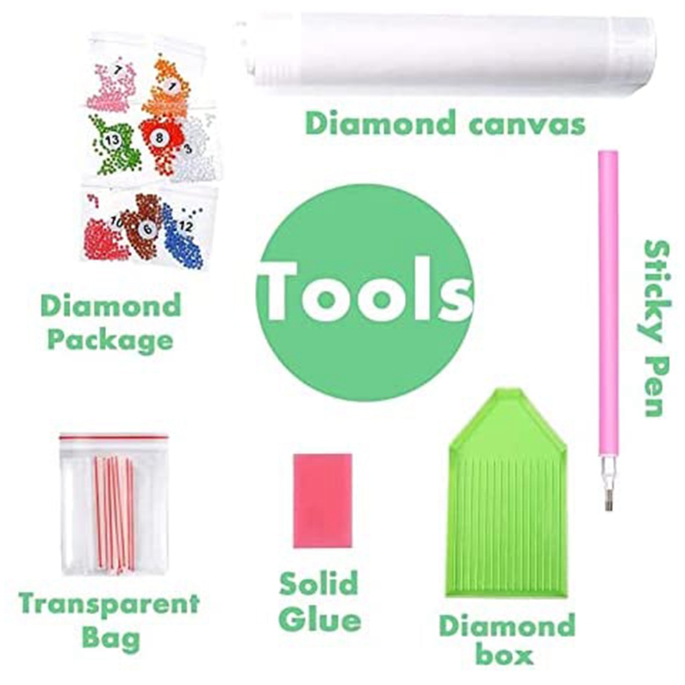 ABHI-Diamant-Malerei-Set für E – Art Craft Flower Bewertung und Preis