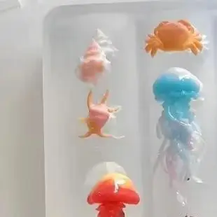 3D Ozean Serie Silikon Quallen – Art Craft Jellyfish Bewertung und Preis