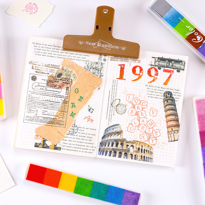 Niedliches Mehrfarbiges Stempe – Stamping Ink Pad Bewertung und Preis