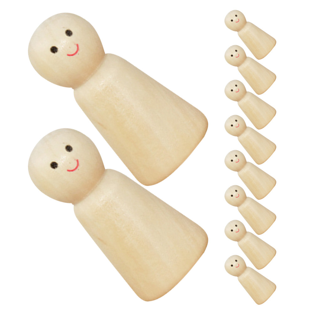 10 Stück Holzfiguren, Unfertig – Art Craft Kit Bewertung und Preis
