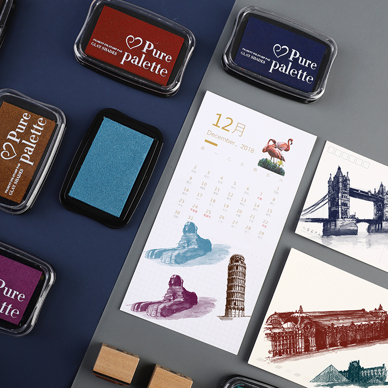 12 Farben großes Vintage-Stemp – Stamping Ink Pad Bewertung und Preis