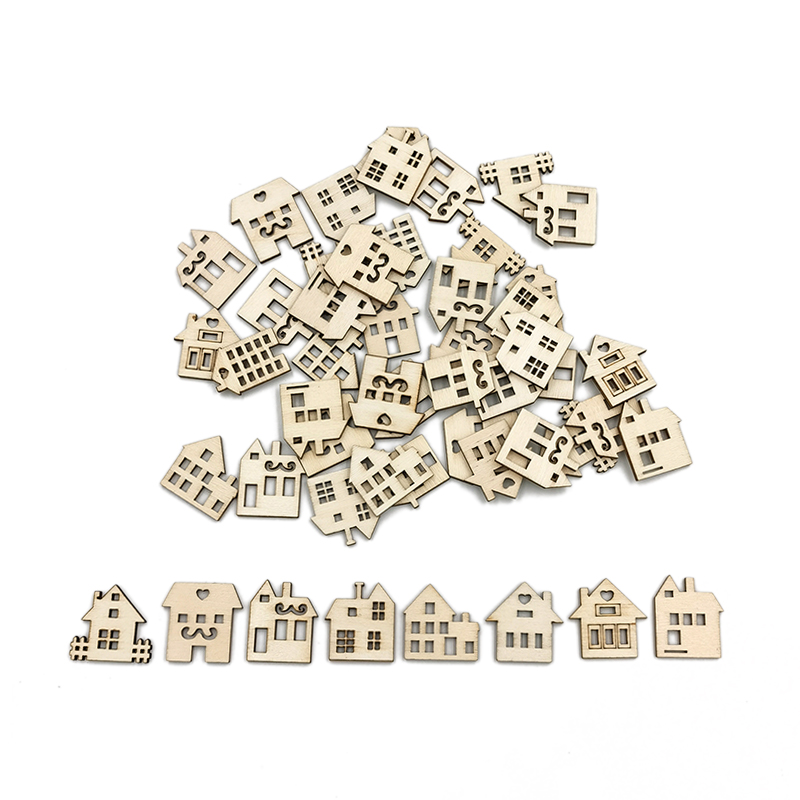 50 Stück unlackierte Holzschei – Art Craft Preschool Bewertung und Preis