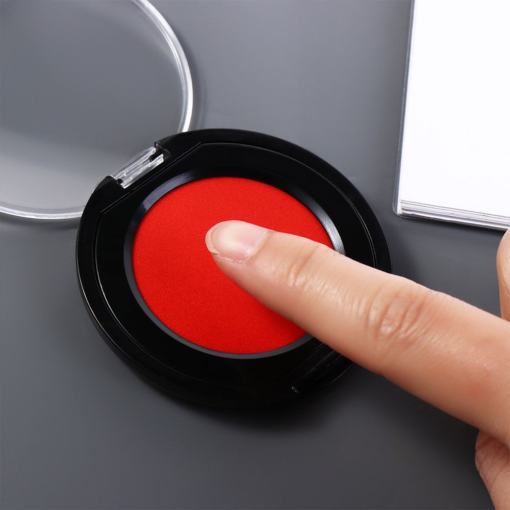 Rot-blau-schwarzes Mini-Finger – Stamping Ink Pad Bewertung und Preis