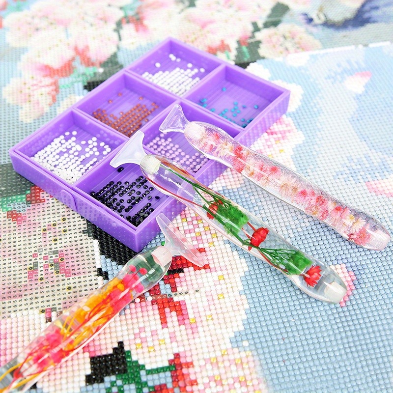 1 Set Blumendesign Harz 5D Dia – Art Craft Flower Bewertung und Preis