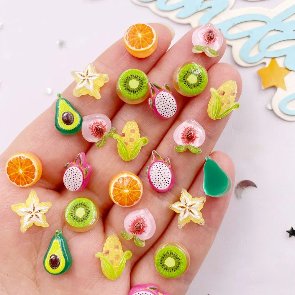 50PCS Harz Nette Mini Bunte Av – Art Craft Vegetables Bewertung und Preis